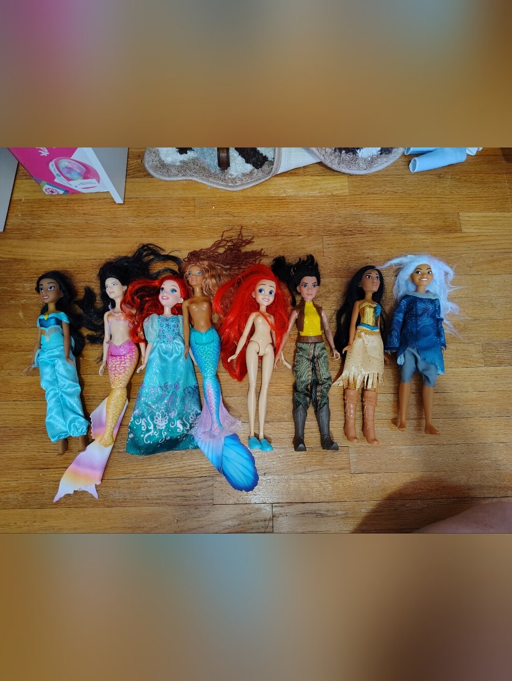 Disney Princess Dolls (lot Of 8)